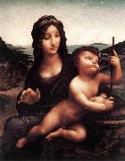 LEONARDO da Vinci Madonna of the Yarnwinder France oil painting artist